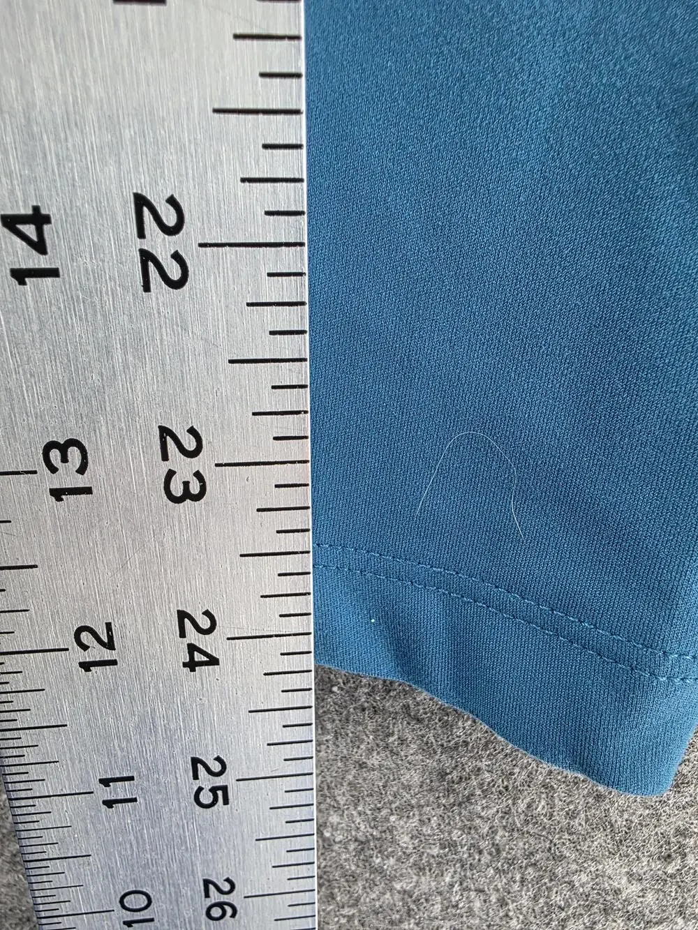 Nike Leggings Womens XS Blue Dri-FIT Yoga Elastic Waist Wicking 26 Inseam